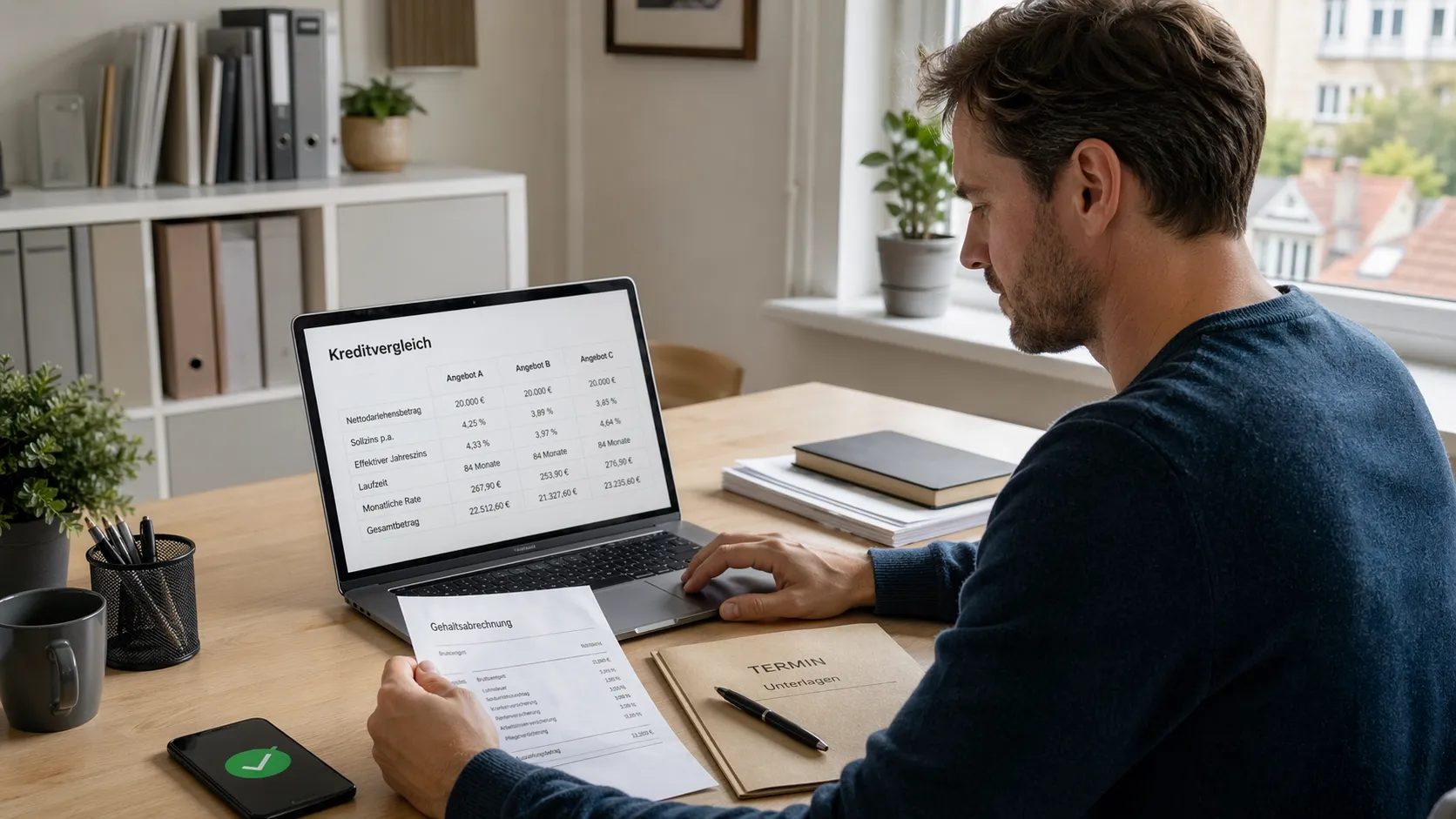 Kredit für Beamte mit Besoldungsnachweis und digitalem Kreditvergleich