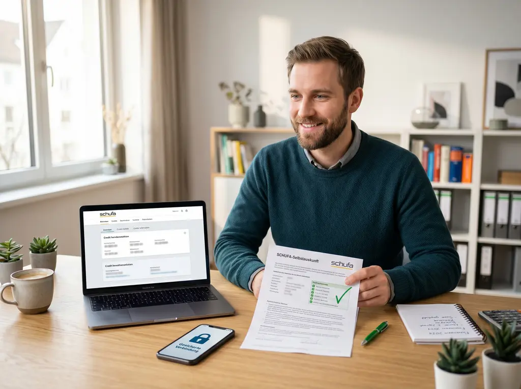 SCHUFA-Selbstauskunft kostenlos beantragen - So geht's 2026